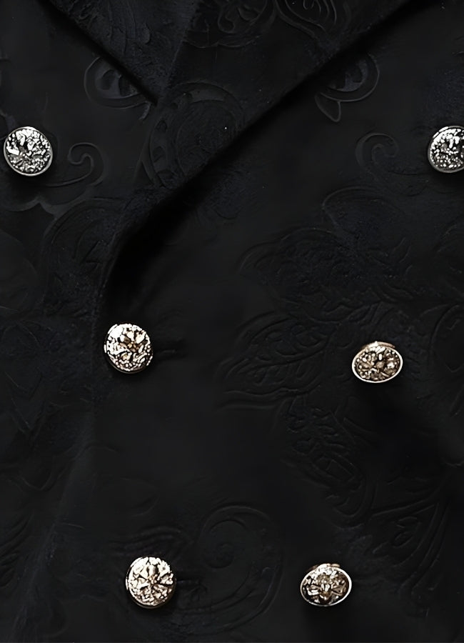 Black Steampunk Gothic Vest Black / L black-steampunk-gothic-vest-black