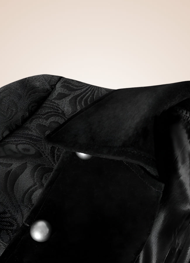 Gothic Steampunk Coat Black / 3XL gothic-steampunk-coat-black