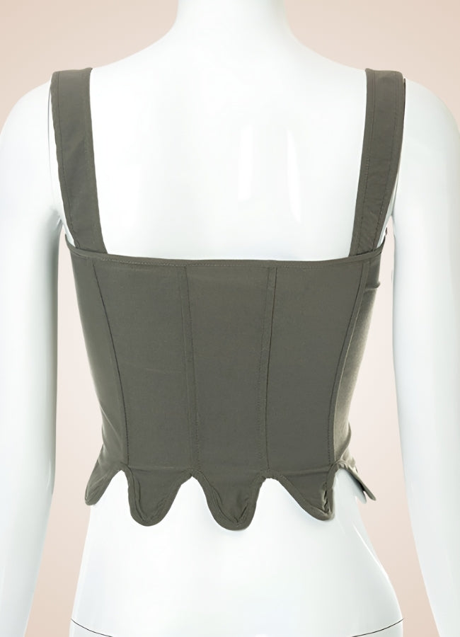 Medieval Renaissance Steampunk Corset Green / M medieval-renaissance-steampunk-corset-green