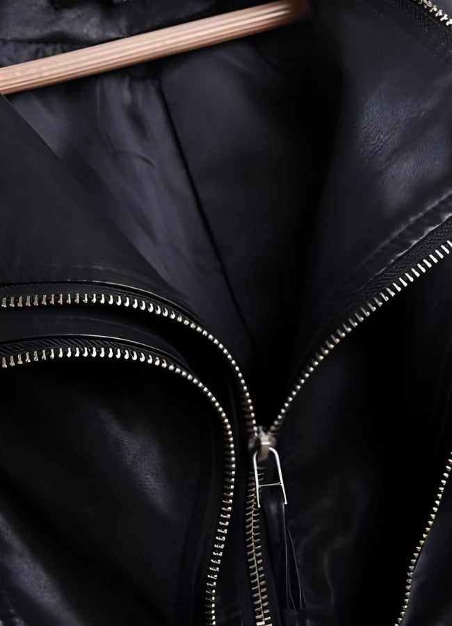 Steampunk Biker Leather Jacket Black / 5XL steampunk-biker-leather-jacket-black