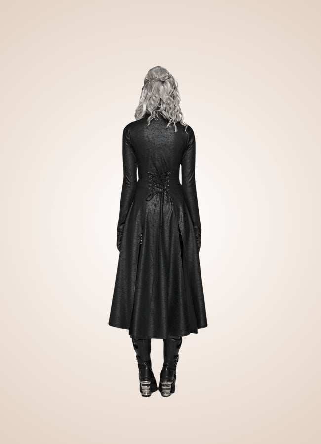 Steampunk Gothic High Collar Coat Black / 3XL steampunk-gothic-high-collar-coat-black