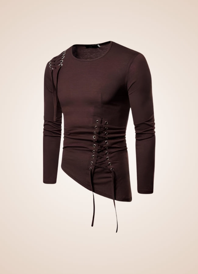 Steampunk Longsleeve Shirt Brown / XL steampunk-longsleeve-shirt-brown