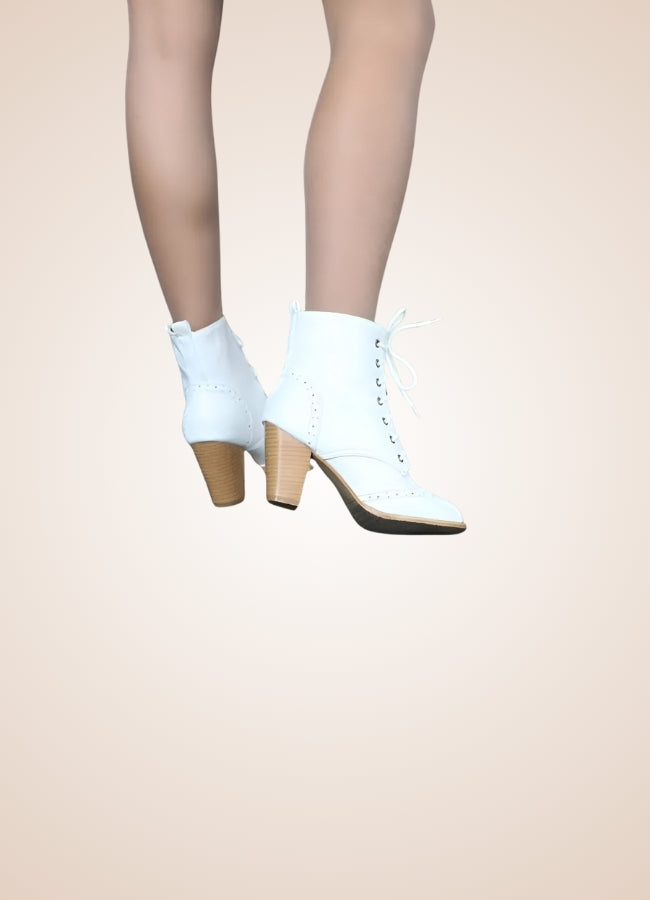 Steampunk Victorian Style Shoes White / 12.5 steampunk-victorian-style-shoes-white