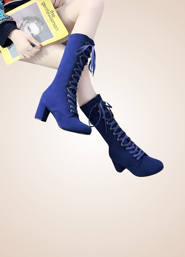 Steampunk Vintage Boots Blue / 12.5 steampunk-vintage-boots-blue