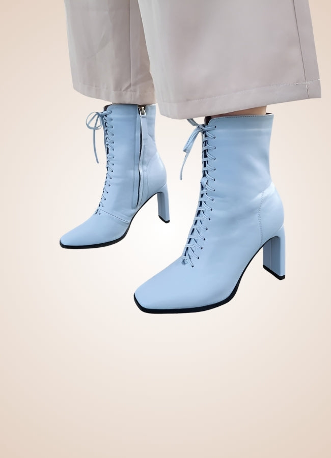 Victorian Pointed Toe Boots Blue / 12.5 victorian-pointed-toe-boots-blue