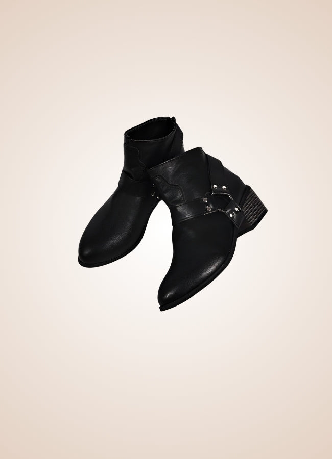 Women's Steampunk Straps Shoes Black / 12.5 womens-steampunk-straps-shoes-black