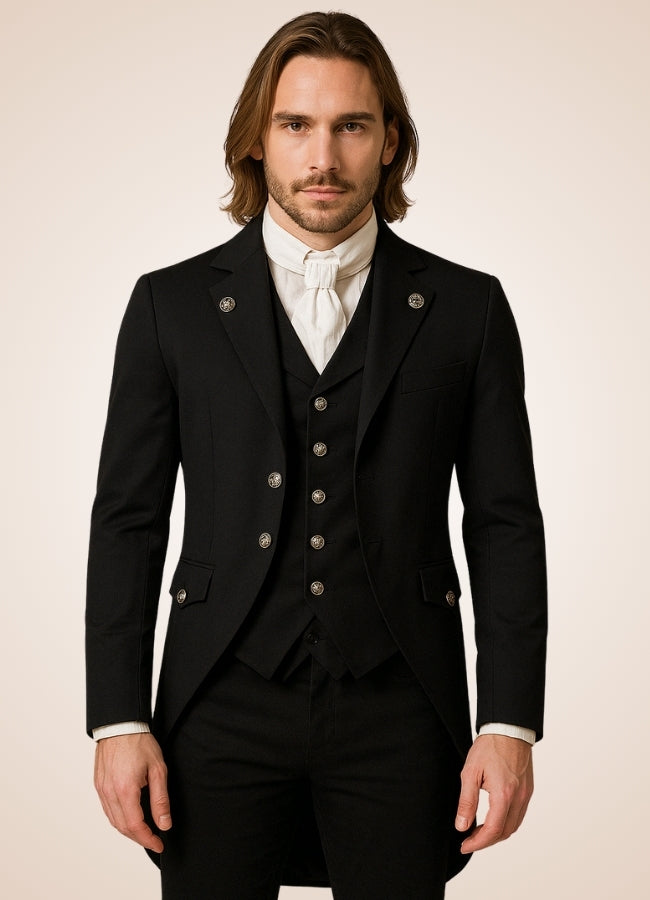 Victorian male Model with our Steampunk-Inspired Jacket