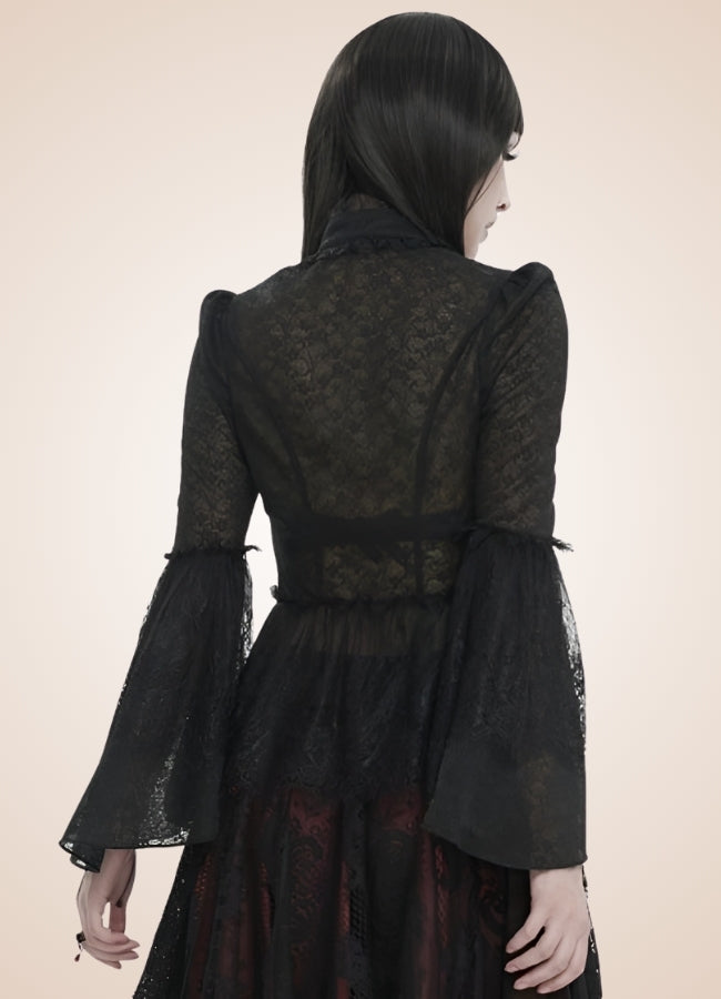 Black Gothic Long Sleeve Shirt Black / 2XL black-gothic-long-sleeve-shirt-black