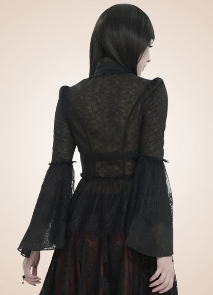 Black Gothic Long Sleeve Shirt Black / 2XL black-gothic-long-sleeve-shirt-black