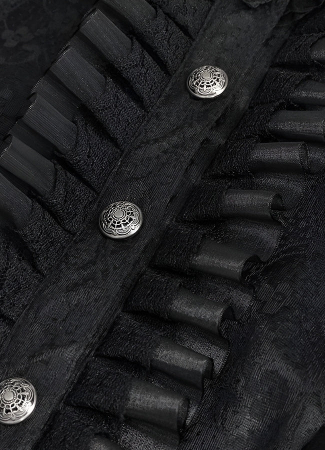 Black Gothic Long Sleeve Shirt Black / 2XL black-gothic-long-sleeve-shirt-black