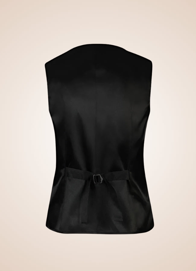 Black Gothic Man Tailcoat Vest Black / XL black-gothic-man-tailcoat-vest-black