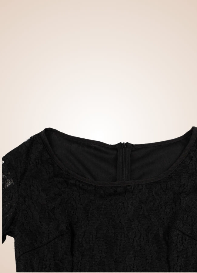 Black Gothic Vintage Dress Black / 3XL black-gothic-vintage-dress-black