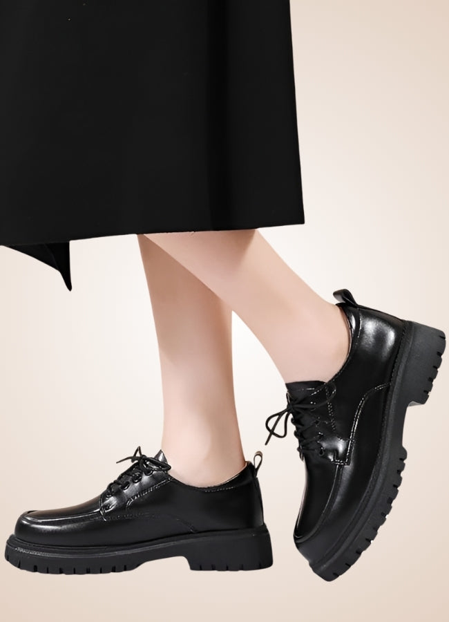 Black Leather Women's Shoes Black / 9.5 black-leather-womens-shoes-black