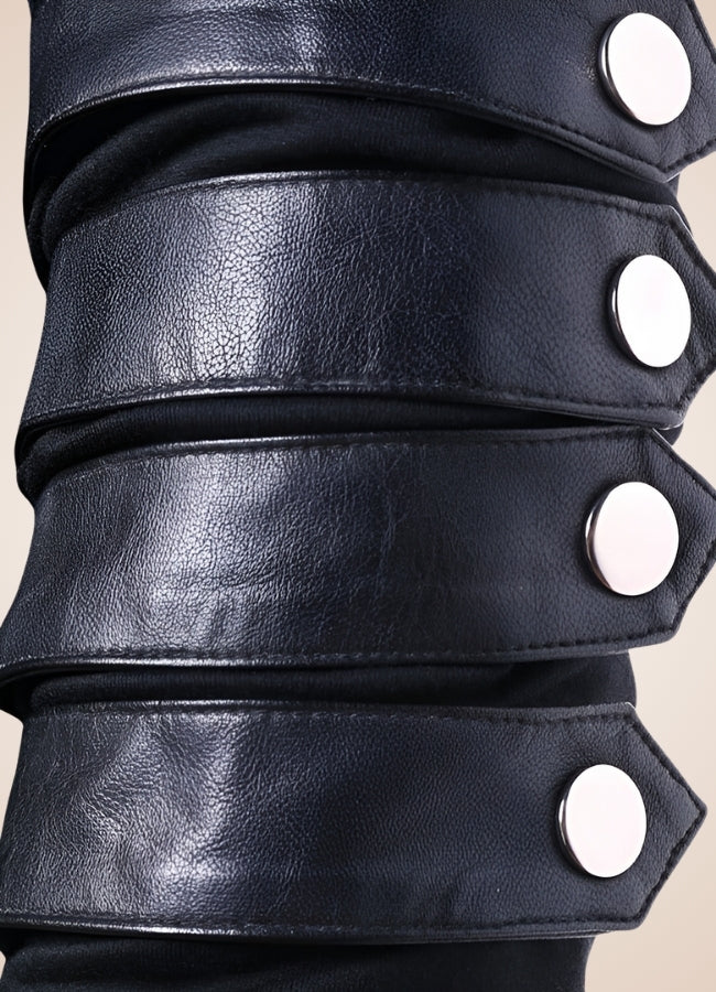 Black Steampunk Hooded Sweatshirt Black / 4XL black-steampunk-hooded-sweatshirt-black