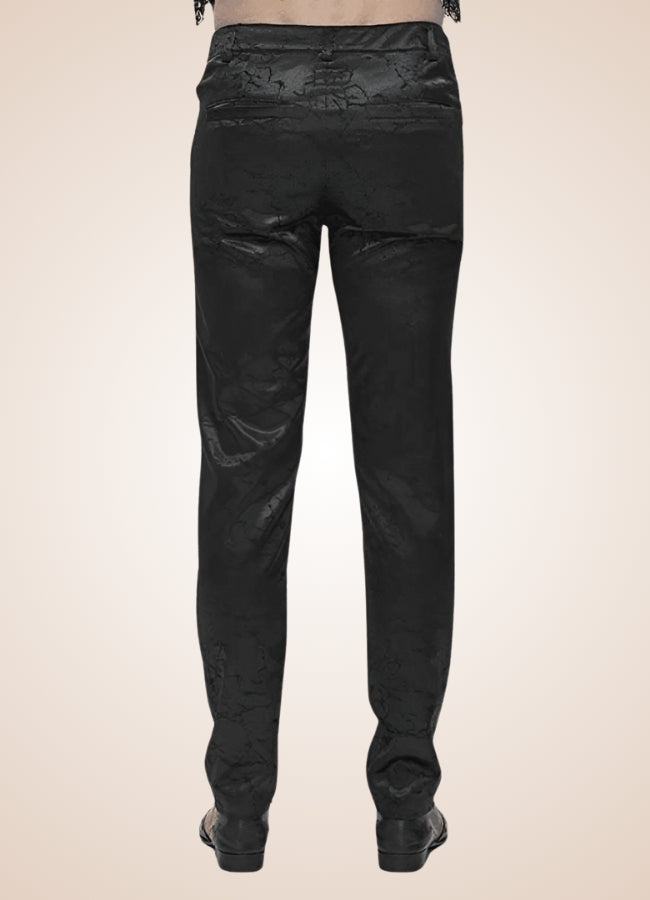 Black Victorian Gothic Pants Black / 3XL black-victorian-gothic-pants-black