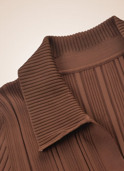 Brown Steampunk Pocket Corset Dress Brown / M brown-steampunk-pocket-corset-dress-brown