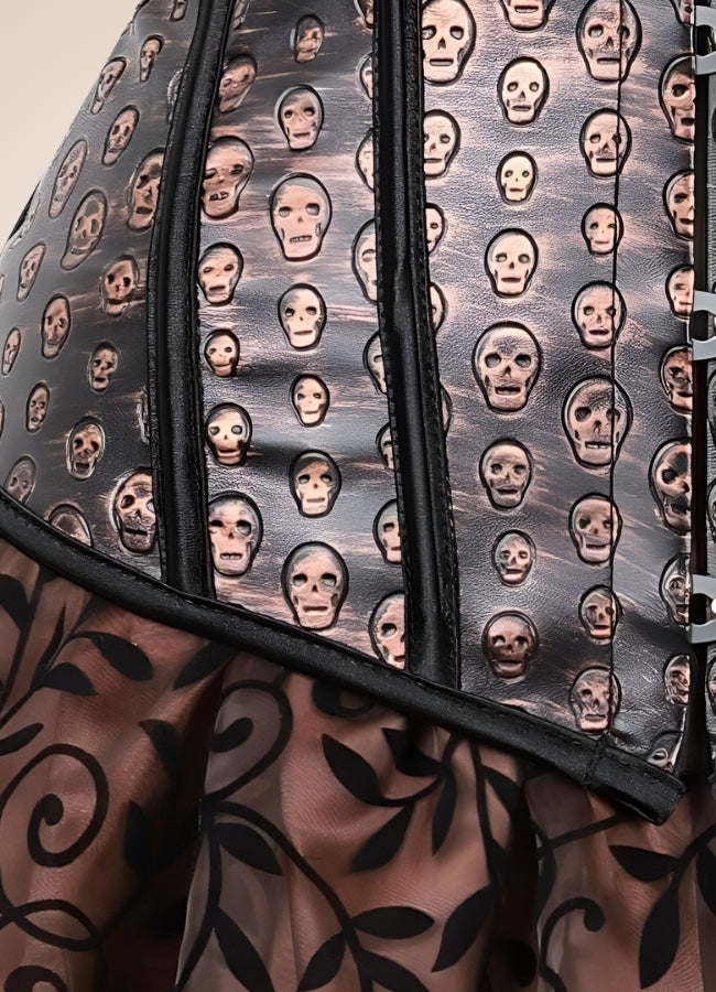 Classic Pirate Corset Dress Brown / 5XL classic-pirate-corset-dress-brown