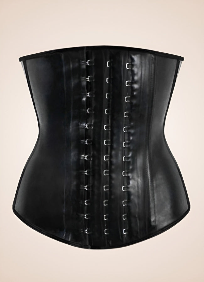 Classic Solid Color Steampunk Corset Black / 2XL classic-solid-color-steampunk-corset-black