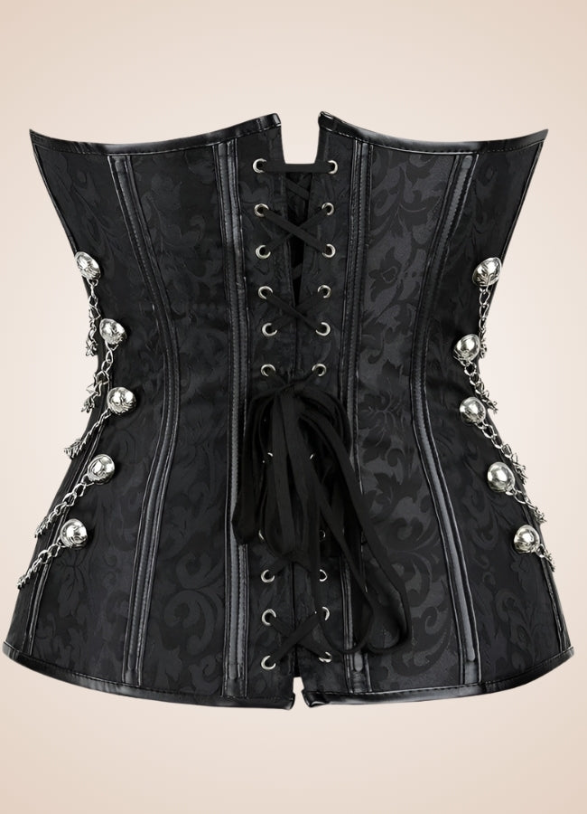 Classic Steampunk Chain Corset Black / 4XL classic-steampunk-chain-corset-black