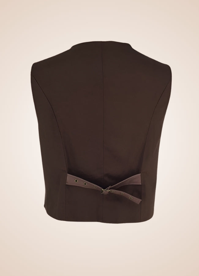 Classic Steampunk Vest Brown / 2XL classic-steampunk-vest-brown