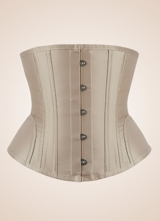 Cream Steampunk Corset Beige / 2XS cream-steampunk-corset-beige