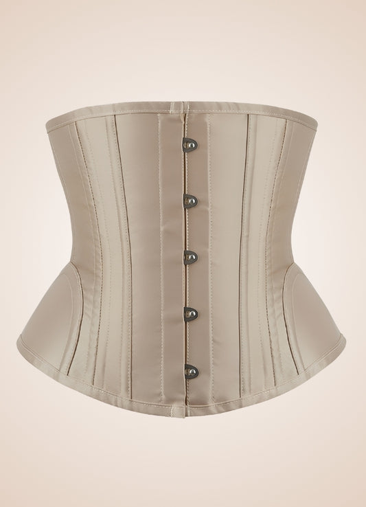 Cream Steampunk Corset Beige / 2XS cream-steampunk-corset-beige