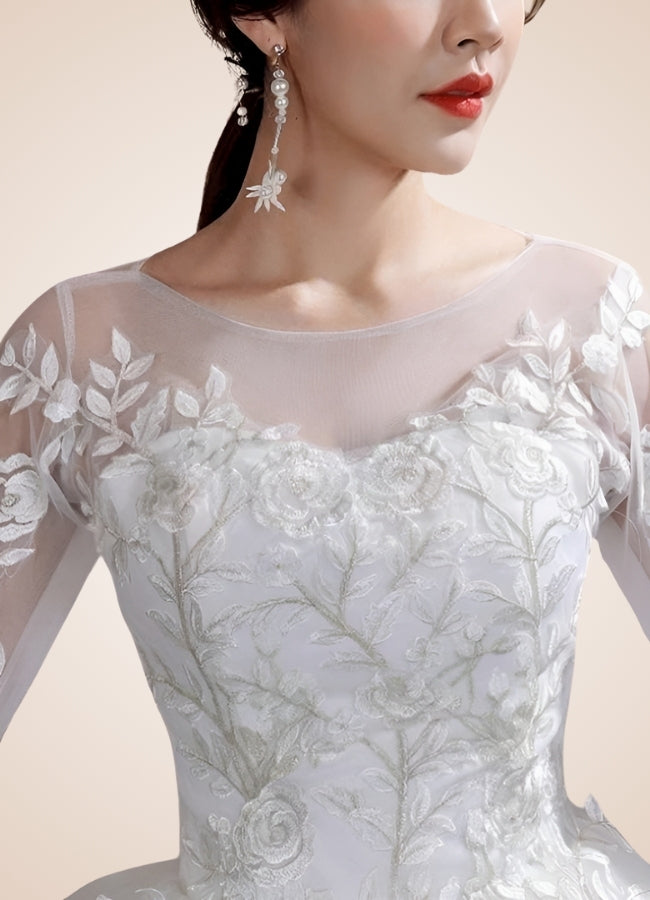 Elegant White Steampunk Dress White / 2XL elegant-white-steampunk-dress-white