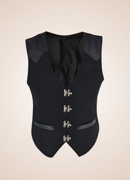 Gothic Steampunk Corset Black / 2XL gothic-steampunk-corset-black