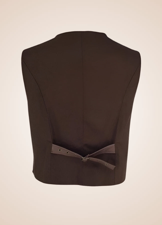 Gothic Steampunk Corset Brown / 2XL gothic-steampunk-corset-brown