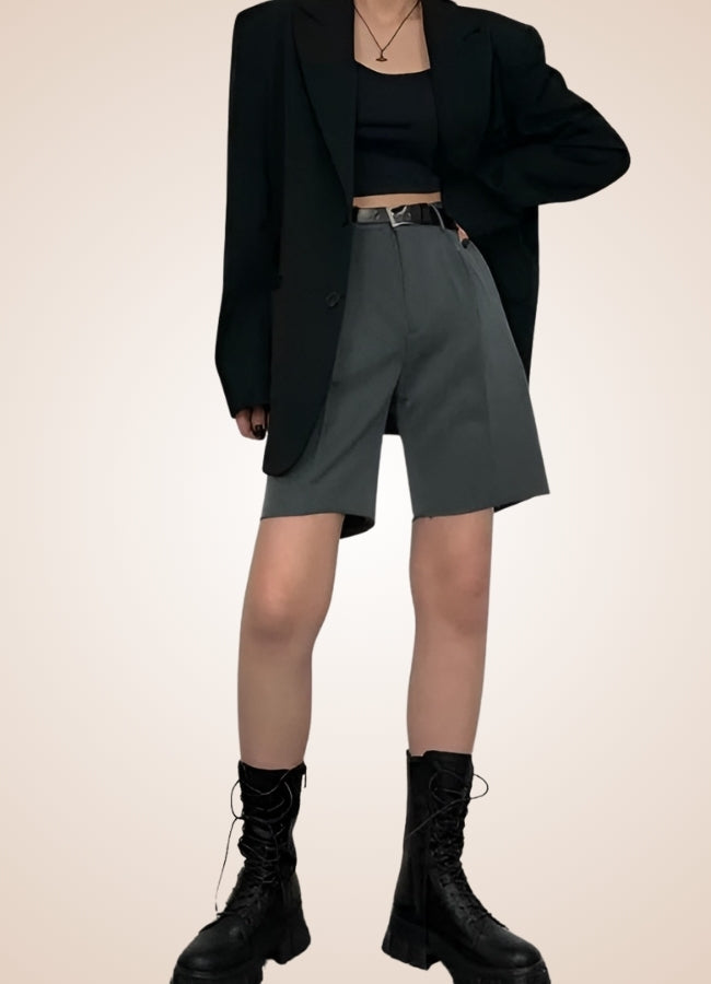 Gothic Steampunk Mid Calf Boots Black / 9.5 gothic-steampunk-mid-calf-boots-black