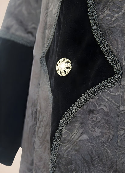Gothic Steampunk Trench Coat Black / XL gothic-steampunk-trench-coat-black