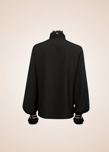 Gothic Vintage Black Shirt Black / XL gothic-vintage-black-shirt-black