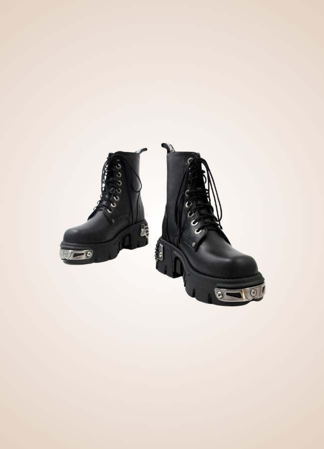 Gothic Women's High Sole Boots Black / 11.5 gothic-womens-high-sole-boots-black