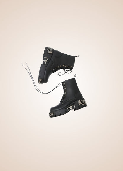 Gothic Women's High Sole Boots Black / 11.5 gothic-womens-high-sole-boots-black