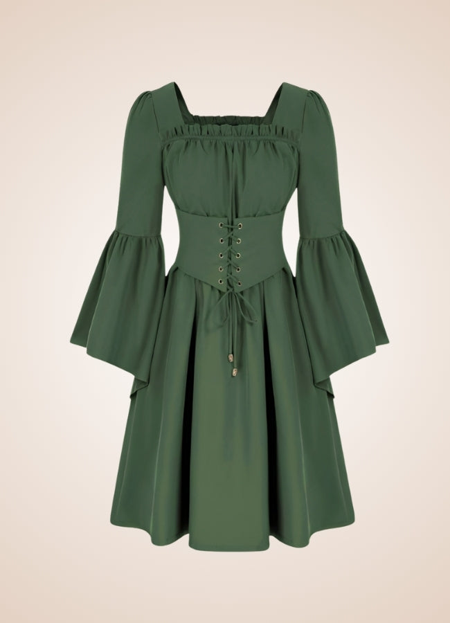 Green Steampunk Renaissance Dress Green / XL green-steampunk-renaissance-dress-green