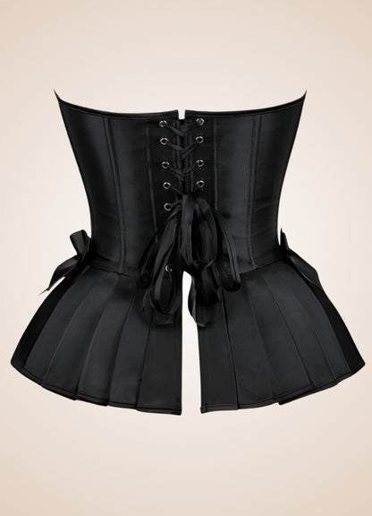 Green Victorian Steampunk Corset Black / 5XL green-victorian-steampunk-corset-black