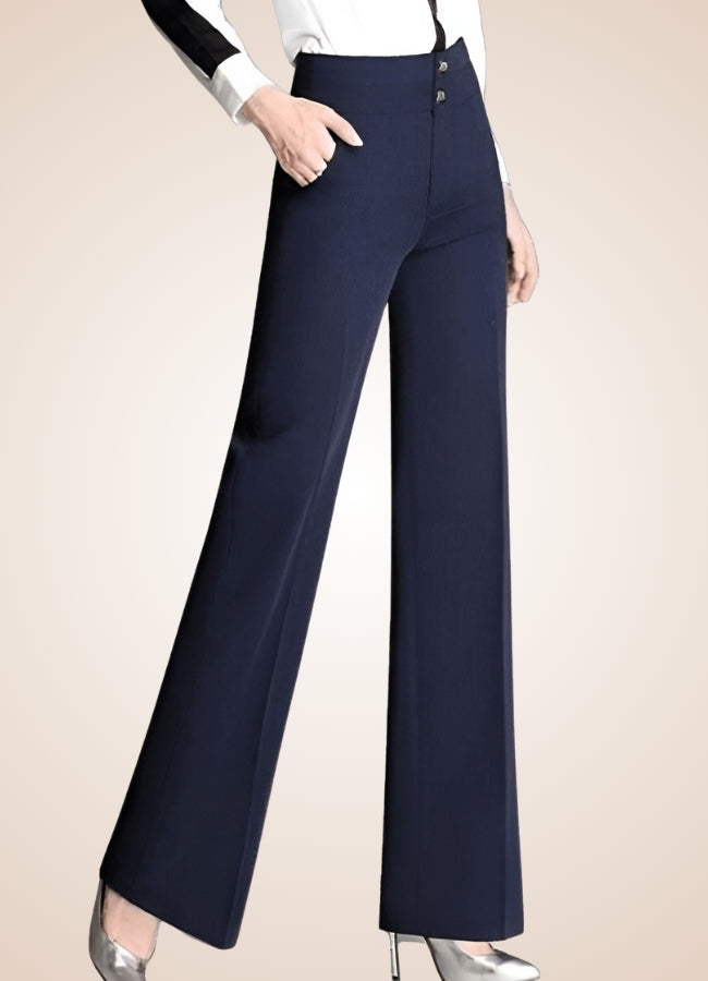 High-Waisted Victorian-Inspired Steampunk Pants Blue / 3XL high-waisted-victorian-inspired-steampunk-pants-blue