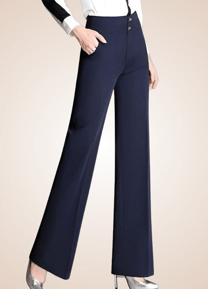 High-Waisted Victorian-Inspired Steampunk Pants Blue / 3XL high-waisted-victorian-inspired-steampunk-pants-blue