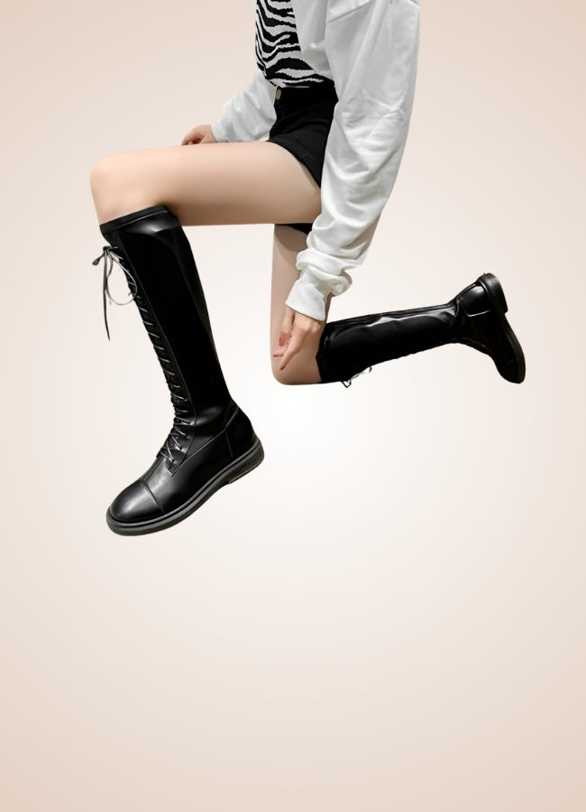 Knee High Victorian Boots Black / 9.5 knee-high-victorian-boots-black