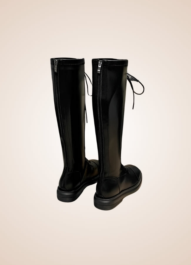 Knee High Victorian Boots Black / 9.5 knee-high-victorian-boots-black