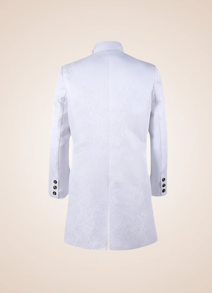 Medieval Gothic Renaissance Coat White / XL medieval-gothic-renaissance-coat-white