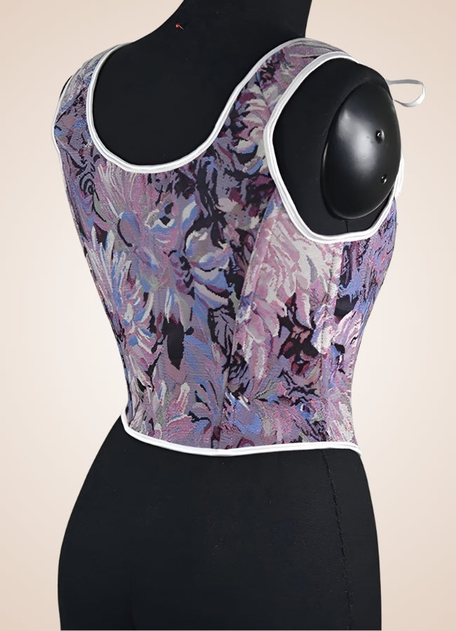 Medieval Lace Steampunk Corset Purple / 2XS medieval-lace-steampunk-corset-purple