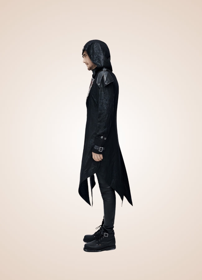 Medieval Steampunk Frock Coat Black / 2XL medieval-steampunk-frock-coat-black