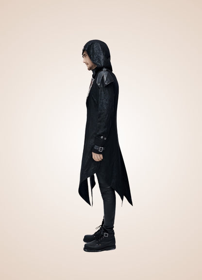Medieval Steampunk Frock Coat Black / 2XL medieval-steampunk-frock-coat-black