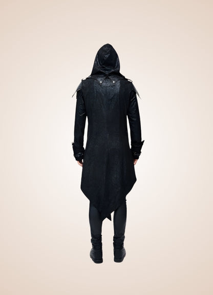 Medieval Steampunk Frock Coat Black / 2XL medieval-steampunk-frock-coat-black