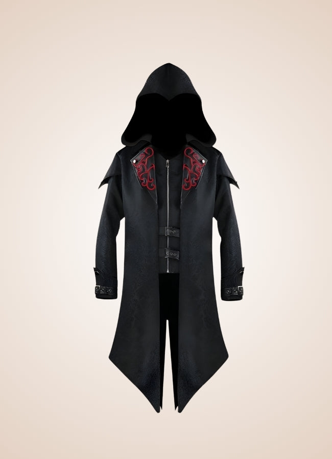 Medieval Steampunk Frock Coat Black / 2XL medieval-steampunk-frock-coat-black