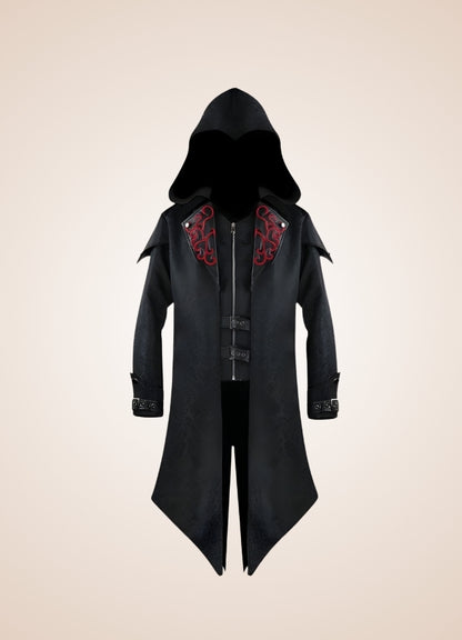 Medieval Steampunk Frock Coat Black / 2XL medieval-steampunk-frock-coat-black