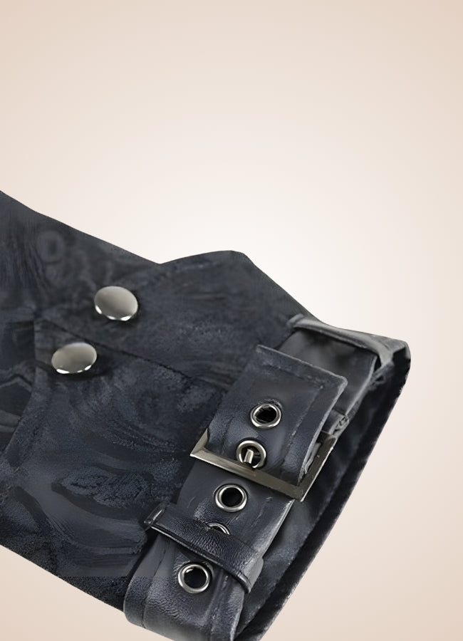 Medieval Steampunk Frock Coat Black / 2XL medieval-steampunk-frock-coat-black