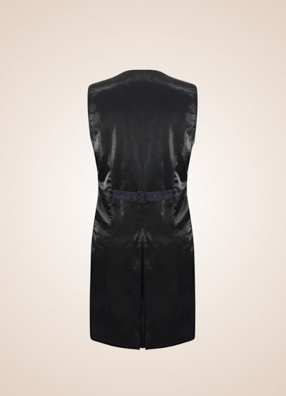 Men's Victorian Tailcoat Vest Black / 3XL men's-victorian-tailcoat-vest-black