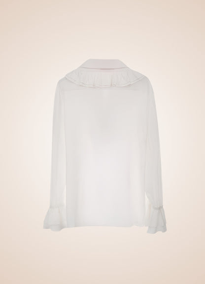 Men's Pirate Ruffles Shirt White / XL mens-pirate-ruffles-shirt-white